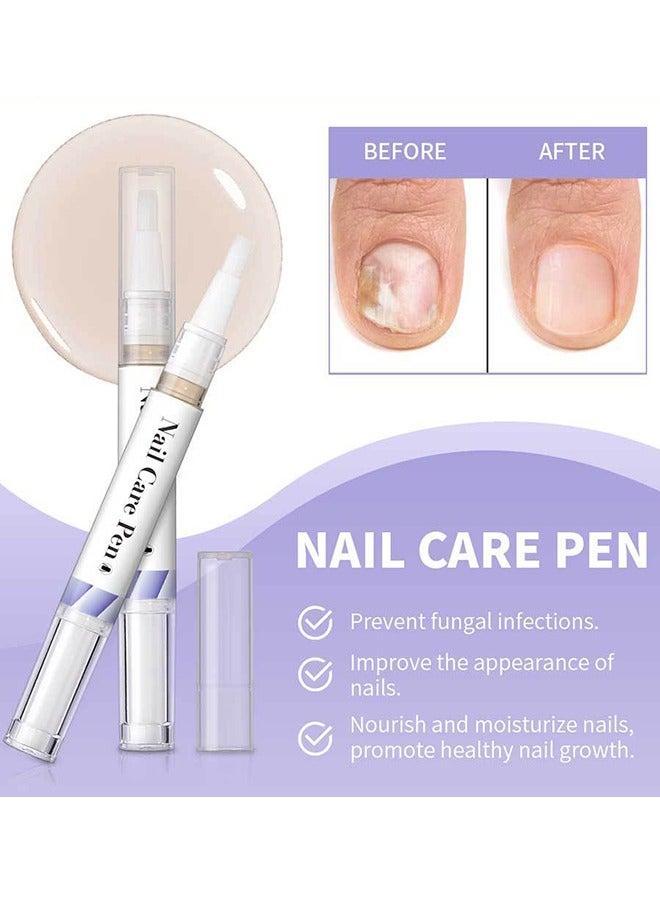 lakerain Nail Care Pen - Moisturize Strengthen Radiant Nails Fingernail Edge Manicures Nourishing Pen Cuticle Oil Nail Strengthener Prevent Paronychia Treat Nails Healthy Nail Pen Oil - Image 2