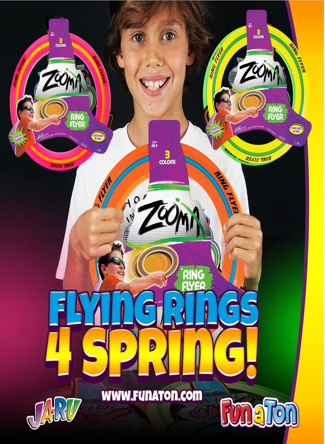 JA-RU Flying Disc Ring (1 Frisbee Toy Assorted Color) 11 Inch Ultimate Frisbee for Kids. Pool & Beach Games. Outdoor. Backyard Toys. Sports Activities 1029-1A - Image 4