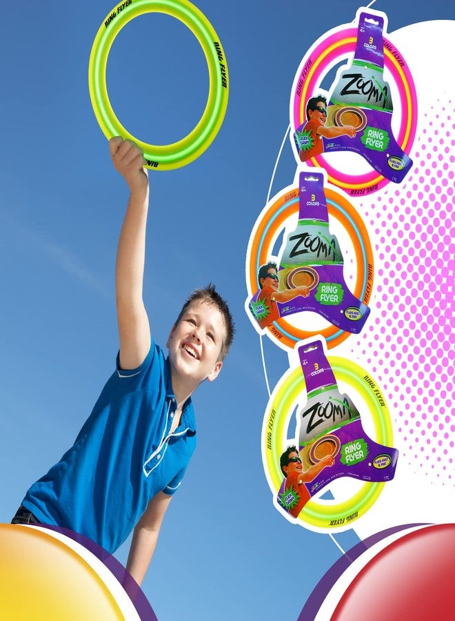 JA-RU Flying Disc Ring (1 Frisbee Toy Assorted Color) 11 Inch Ultimate Frisbee for Kids. Pool & Beach Games. Outdoor. Backyard Toys. Sports Activities 1029-1A - Image 2