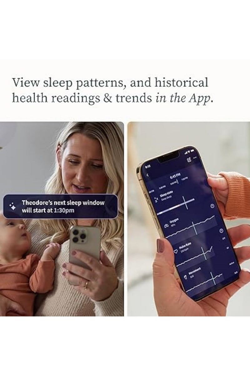 Owlet Dream Sock® - FDA-Cleared Smart Baby Monitor - Track Live Pulse (Heart) Rate, Oxygen in Infants - Receive Notifications - Image 3