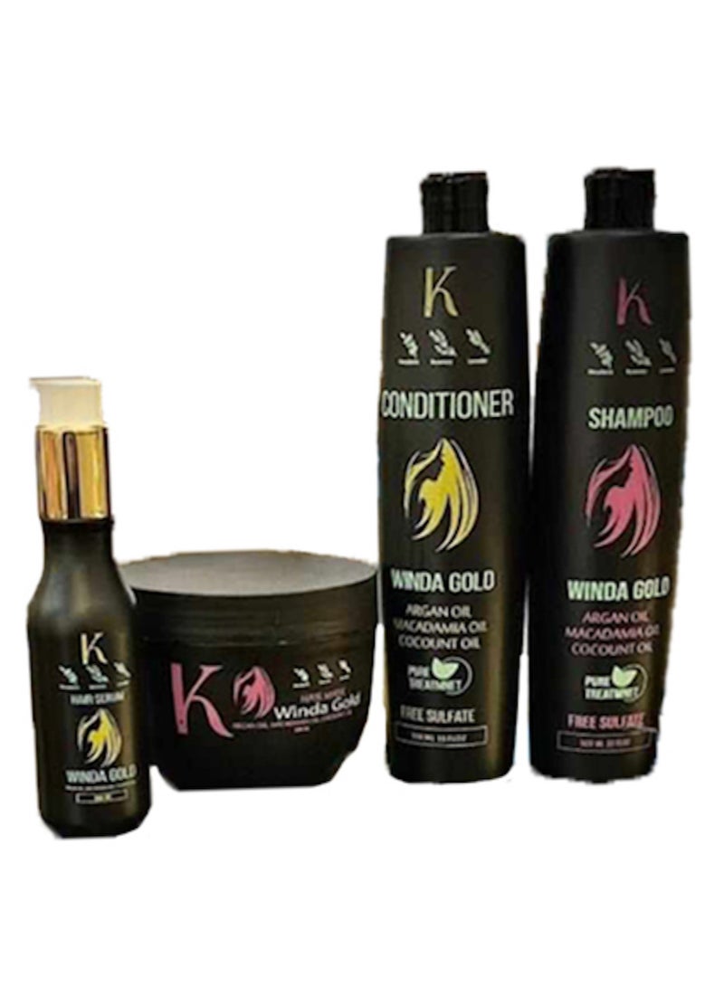 K Winda hair treatment set of four 500 ml size