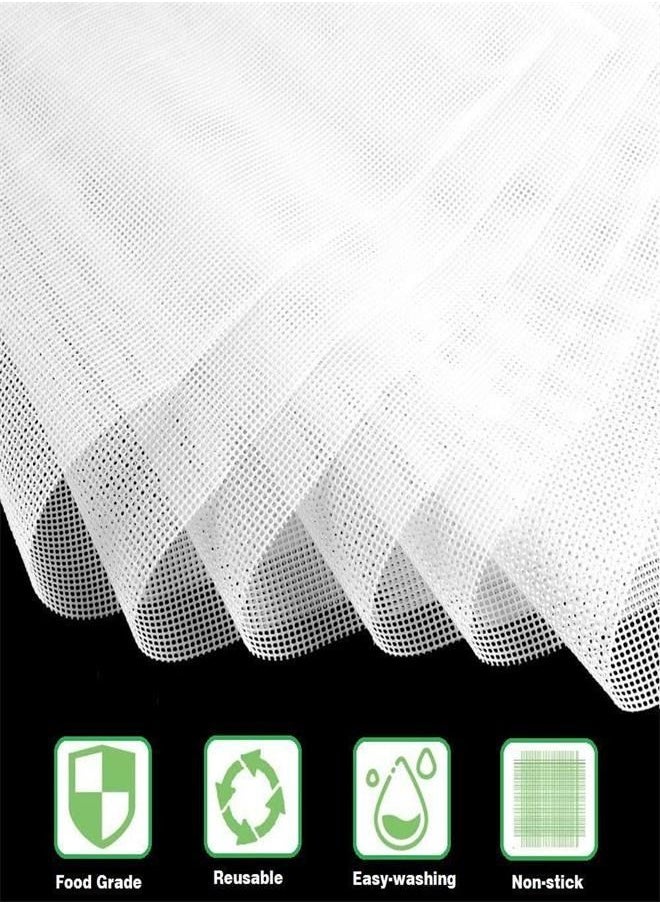 Generic - (8 Pack) Silicone Dehydrator Sheets, Dostk Premium Non Stick Dehydrator Mats for Fruit Dryer Mesh, Dehydrator Tray Liner Reusable (14 x 14 inch) - Image 1