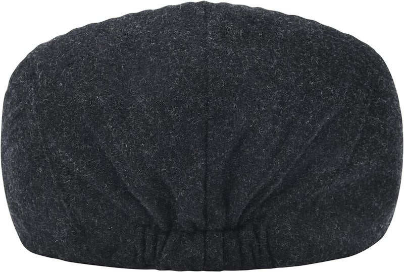 STARANCE Men's Flat Cap Wool Tweed Driving Irish Newsboy Hat - Image 5