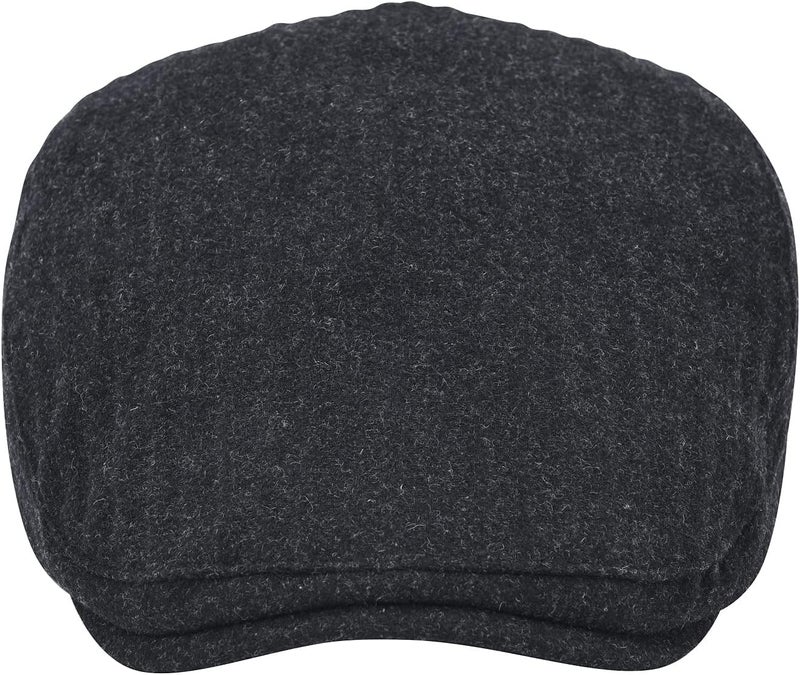 STARANCE Men's Flat Cap Wool Tweed Driving Irish Newsboy Hat - Image 4