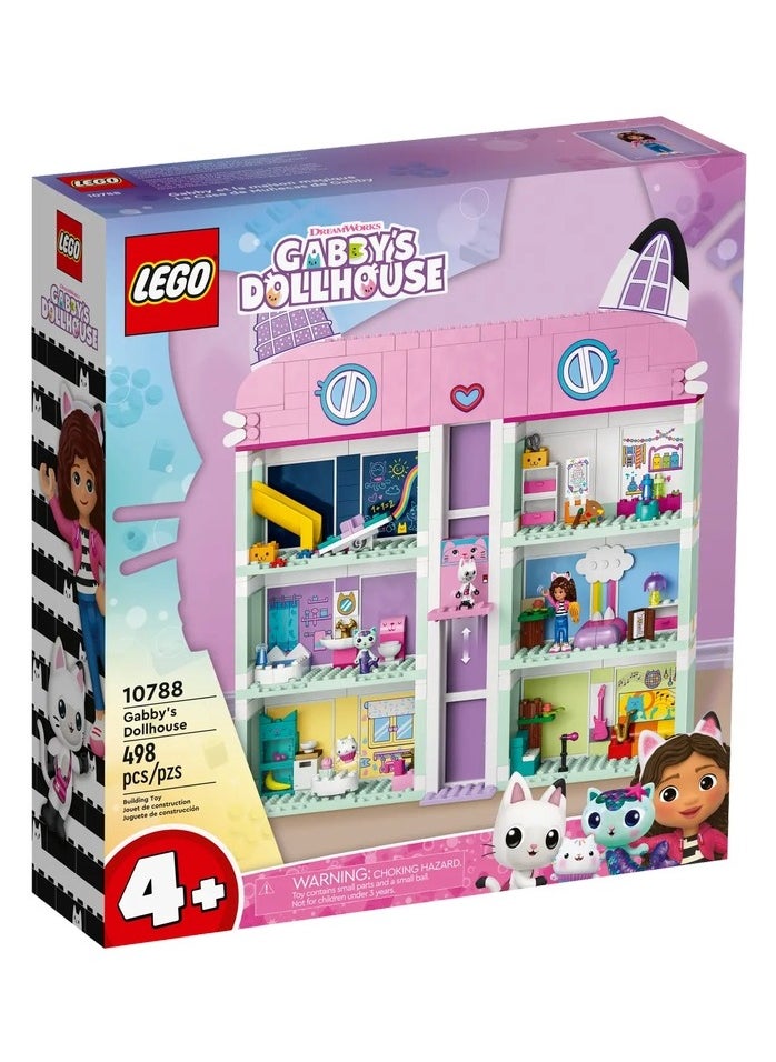 LEGO LEGO - Gabby's Dollhouse 498 Pieces - 10788  - Image 1