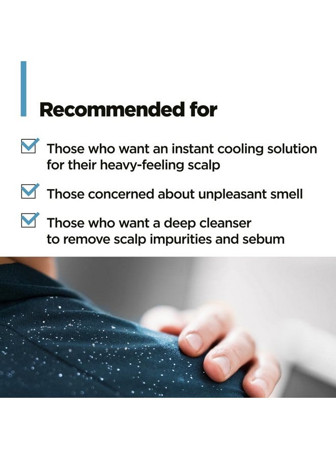 أموس بروفيشنال شامبو آموس بروفيشنال بيور سمارت كول للتحكم في الزيوت والقشرة، برائحة المنثول المنعشة، تنظيف عميق، ينعش فروة الرأس، 16.9 أونصة سائلة - Image 3