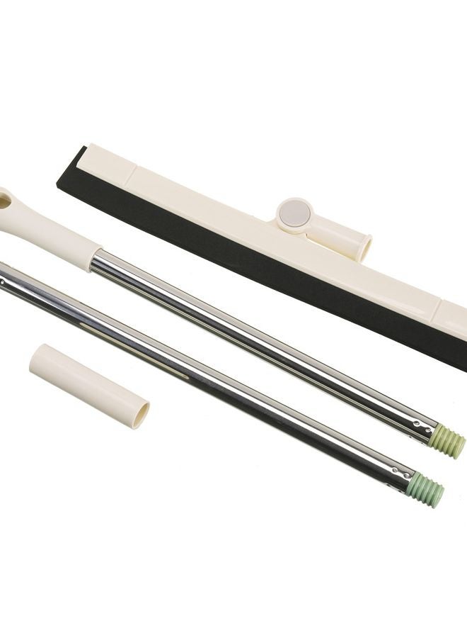 White Heavy Duty Stainless Steel Adjustable Squeegee Mop And Scraper For Multi Surface Cleaning - Image 5