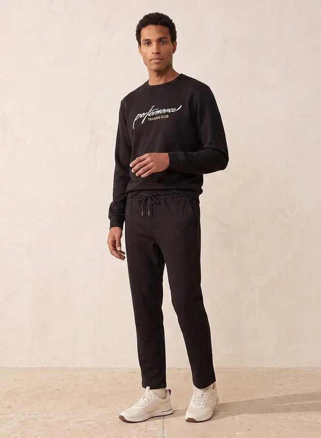 سبلاش اكتف Sweatshirt with Typographic Print