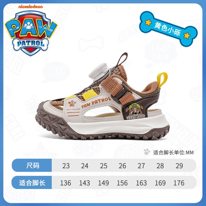 Wang Wang Team Children'S Shoes 2025 Style Baotou Soft-Soled Girls Boys Dirt-Resistant Durable Anti-Collision Children'S Sandals - Image 1