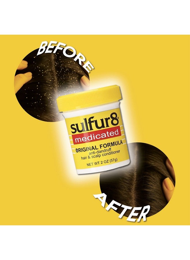 Sulfur 8 Medicated Original Formula Antidandruff Hair And Scalp Conditioner 2 Oz (Pack Of 2) - Image 5