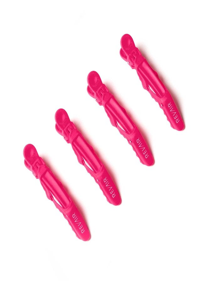 RevAir Up for Grabs Hair Sectioning/Styling Clips Raspberry - expanding clips - Image 1
