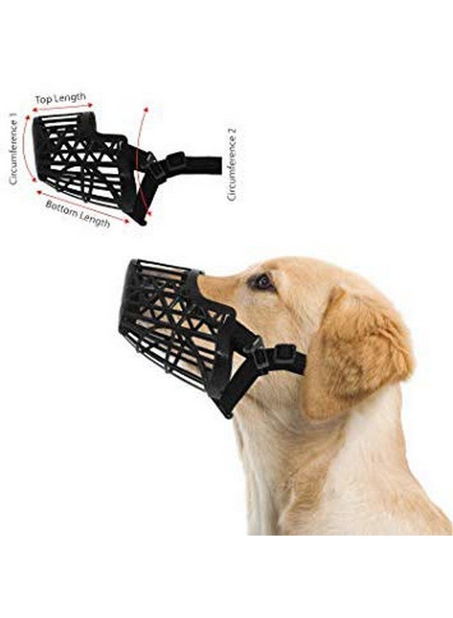 Western Era Adjustable Muzzle, Mouth Cover for Dogs/Puppy (Black) (Small) - Image 1