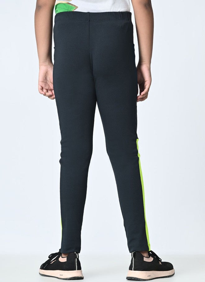 Rue Collection سراويل ضيقة بطول الكاحل عالية الخصر للفتيات - Image 4