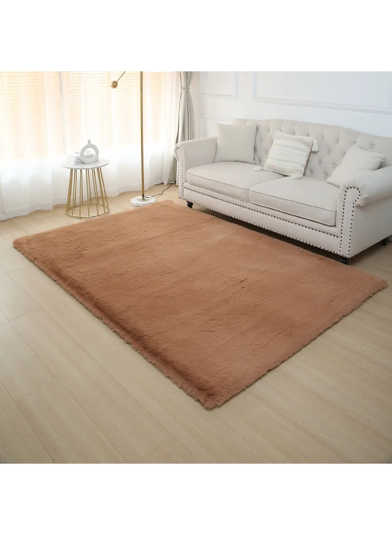 هوم بوكس سجادة فاخرة من فراء الأرانب الصناعي  ×  سم