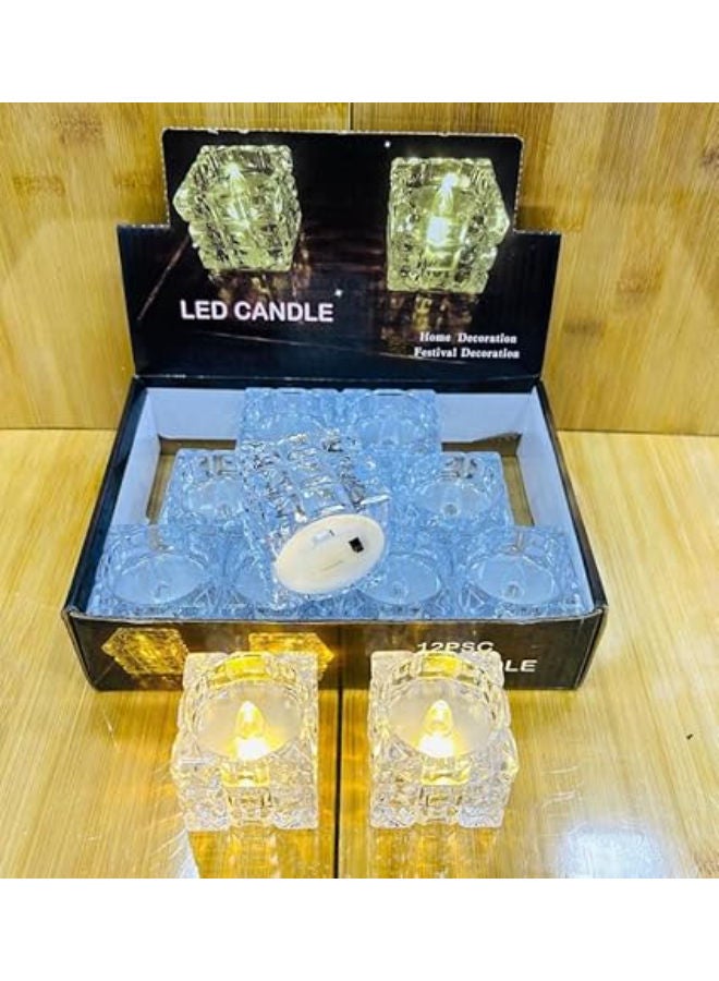 2 Mini LED Plastic Candles - Image 4