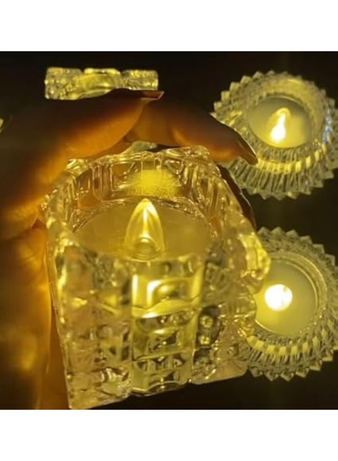 2 Mini LED Plastic Candles - Image 2