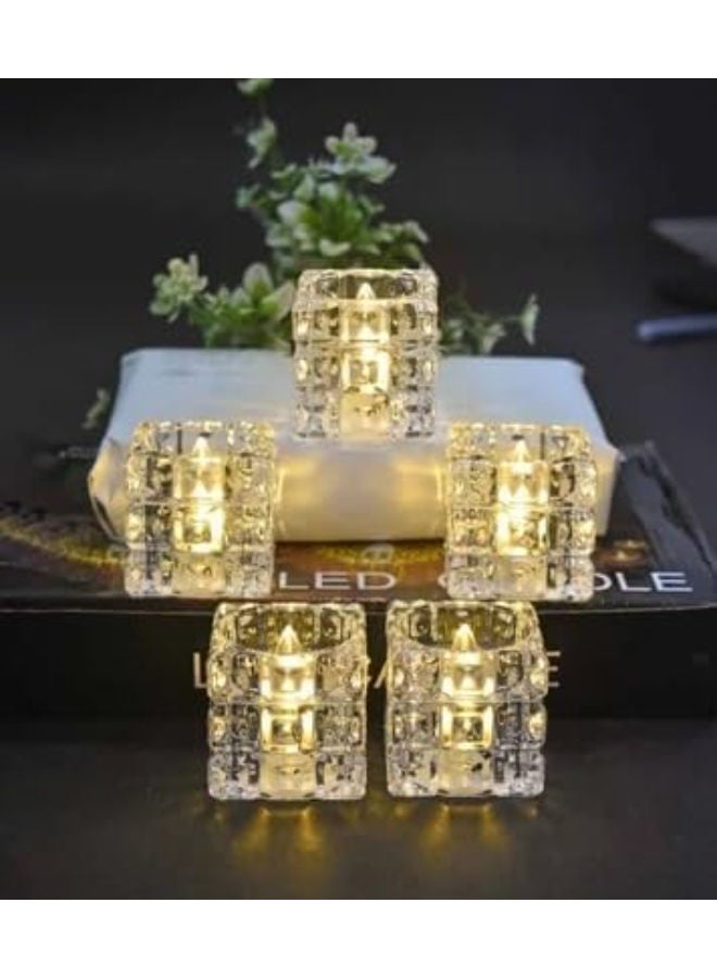 2 Mini LED Plastic Candles - Image 3