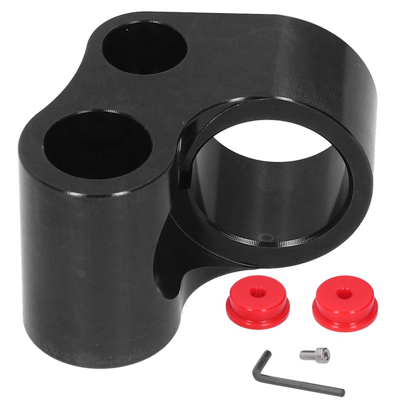 5 Speed Short Shifter Adapter Base Bushing Fit for IMPREZA/WRX/LEGACY/FORESTER XT Manual TransmissionBlack - Image 1