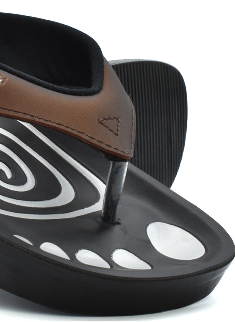 aerosoft - AEROSOFT A0801 BROWN LADIES  SLIPPERS - Image 1