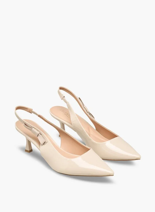 Celeste Women Kitten Heel Slingback Shoes