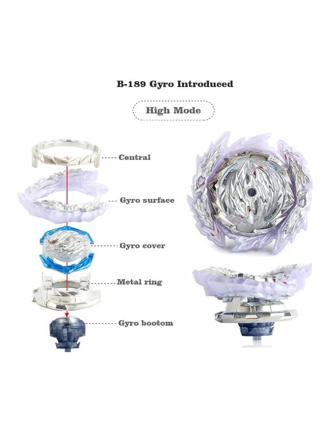 ShebSheb - Battling Tops Burst Battle B-189 Guilty Longinus Kr MDS-2 Gyro Toys for Kids - Image 1