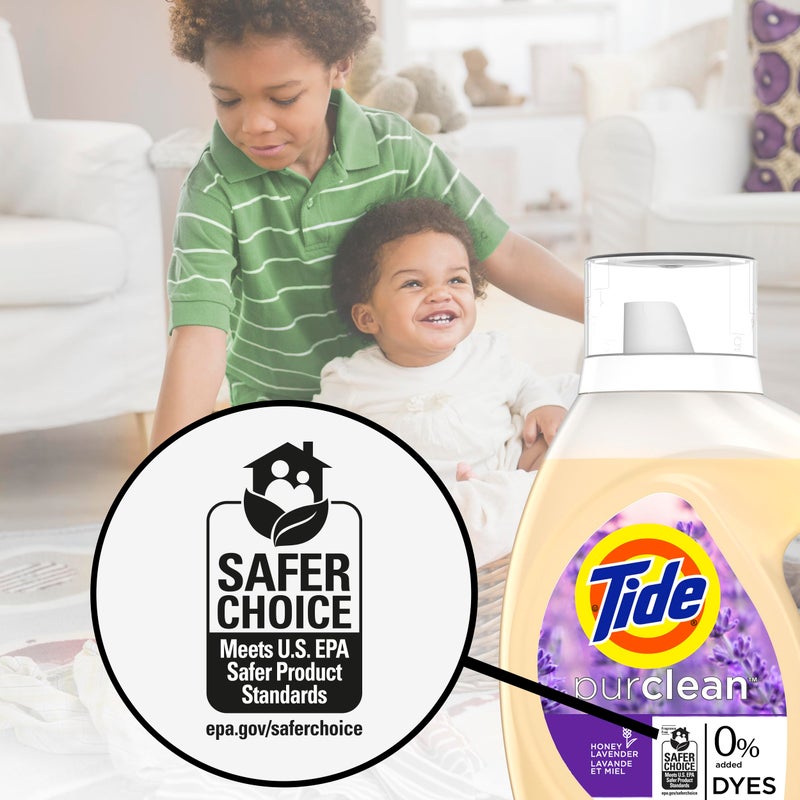 Tide Purclean Liquid Laundry Detergent, 63 fl oz, 48 Loads - Image 3