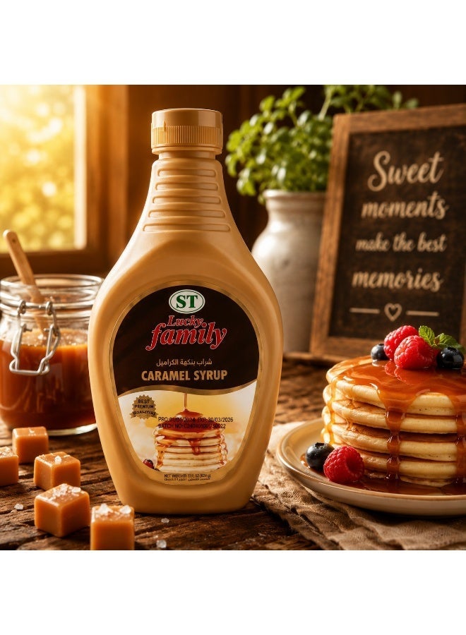 ST Lucky Family Caramel Syrup 624g - Image 3