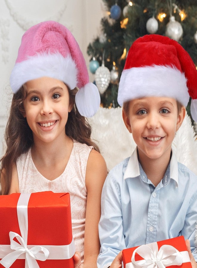Eoocan Christmas Hat for Adult, Unisex Thicken Comfortable Plush Santa Hat for Christmas New Year Festive Theme Party Supply - Image 4