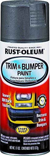 RUST-OLEUM راست-أوليوم بلاك راست-أوليوم أوتوموتيف 251574 بخاخ تريم ومصدات 11 أونصة، غير لامع، 11 أونصة (عبوة من 1)، أونصة سائلة - Image 3