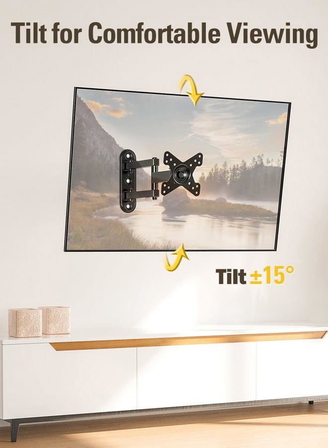 Mounting Dream Full Motion Monitor Wall Mount TV Bracket for 10-26 Inch LED, LCD Flat Screen TV and Monitor, TV Mount with Swivel Articulating Arm, Monitor Mount Up to VESA 100x100mm and 33LBS MD2463 - Image 5