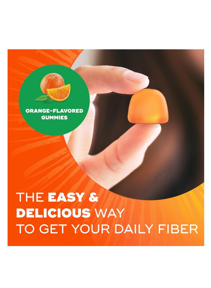 Metamucil Fiber Supplement 72 Gummies, Sugar Free Orange Flavor - Image 5