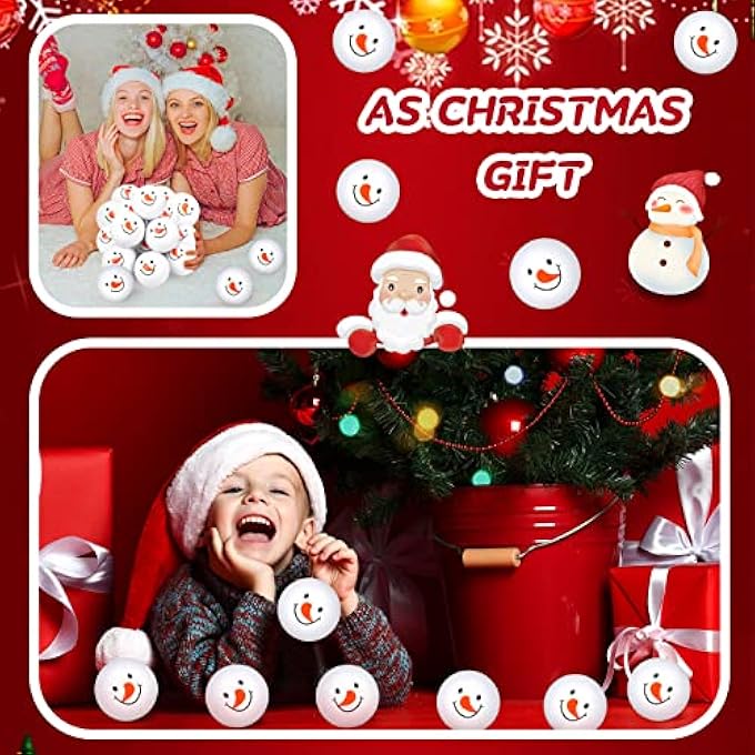 Kasyat 36 Pieces Christmas Stress Ball Snowman Stress Toys Stress Relief Cute Sensory Toys Christmas Party Favors for Party Bag Filler Stocking Stuffers Gifts Suitable for Ages 3+ - Image 4