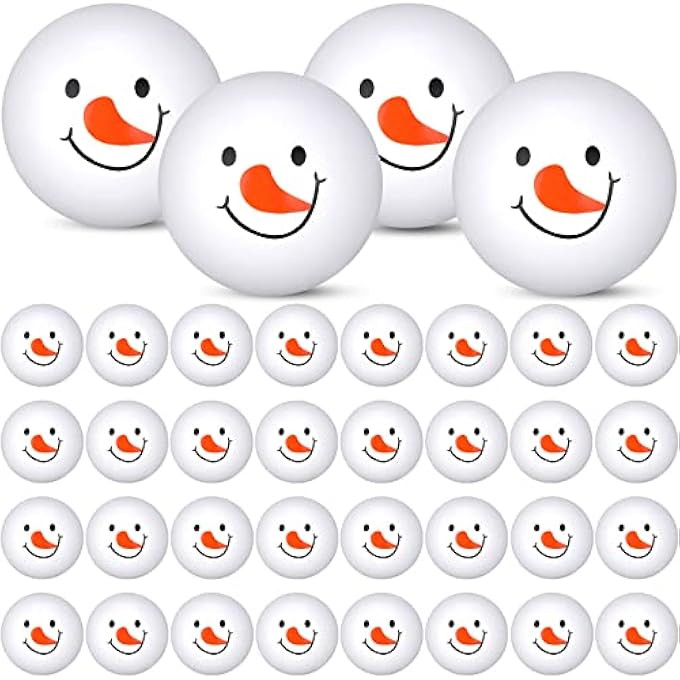 Kasyat 36 Pieces Christmas Stress Ball Snowman Stress Toys Stress Relief Cute Sensory Toys Christmas Party Favors for Party Bag Filler Stocking Stuffers Gifts Suitable for Ages 3+ - Image 1