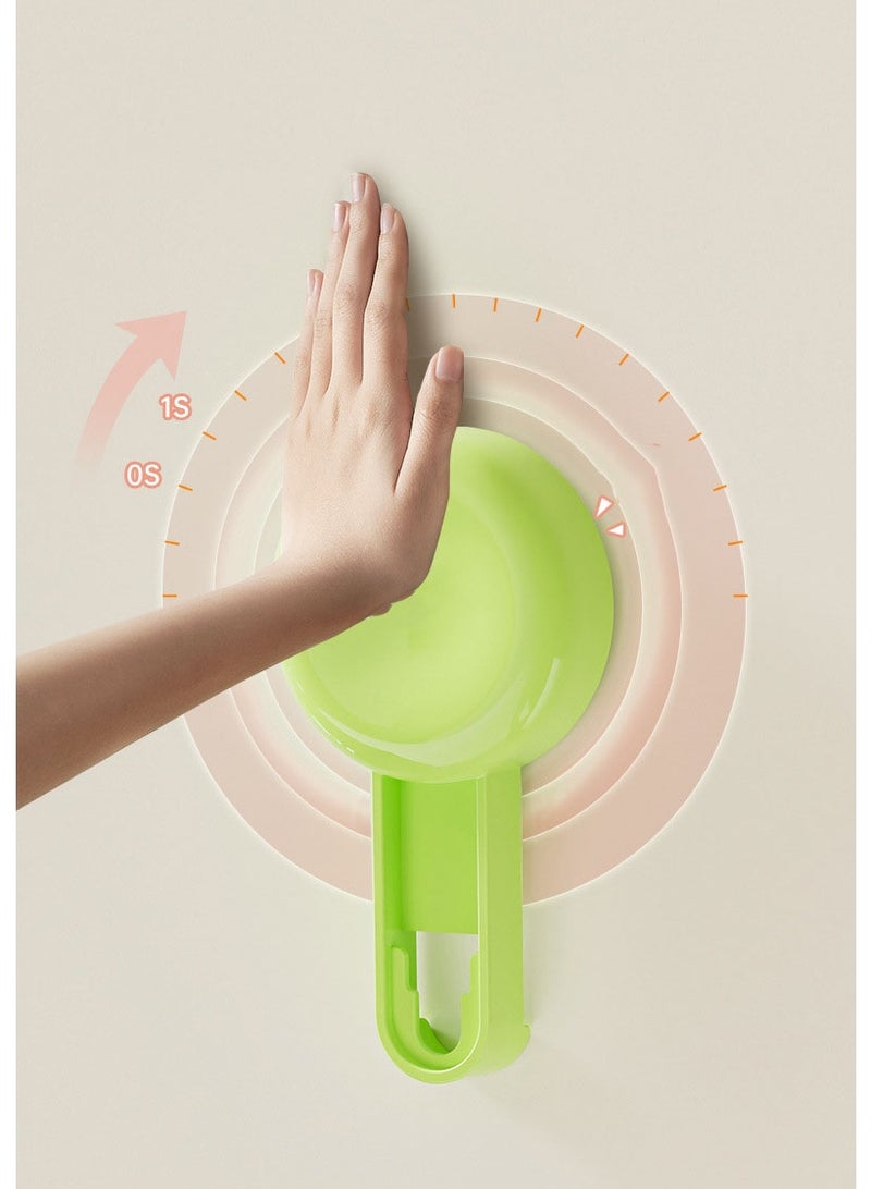 HOMESTAR Pastel Color Suction Slipper Hooks | No-Drill Vacuum Press Mount | ABS+PET Eco-Friendly Material | 5KG Heavy Duty Adhesion | Multi-Shoe Storage Design | Bathroom Door Organizer | Waterproof & Rustproof | Easy Access Door-Friendly - Image 3