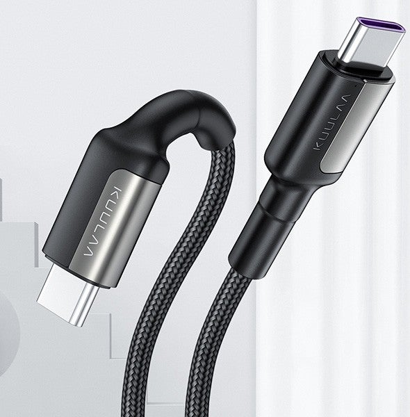 Kuulaa Type C Type-C PD 60W Qc 4.0 Fast Charge and Data Cable 2 m AL-32043