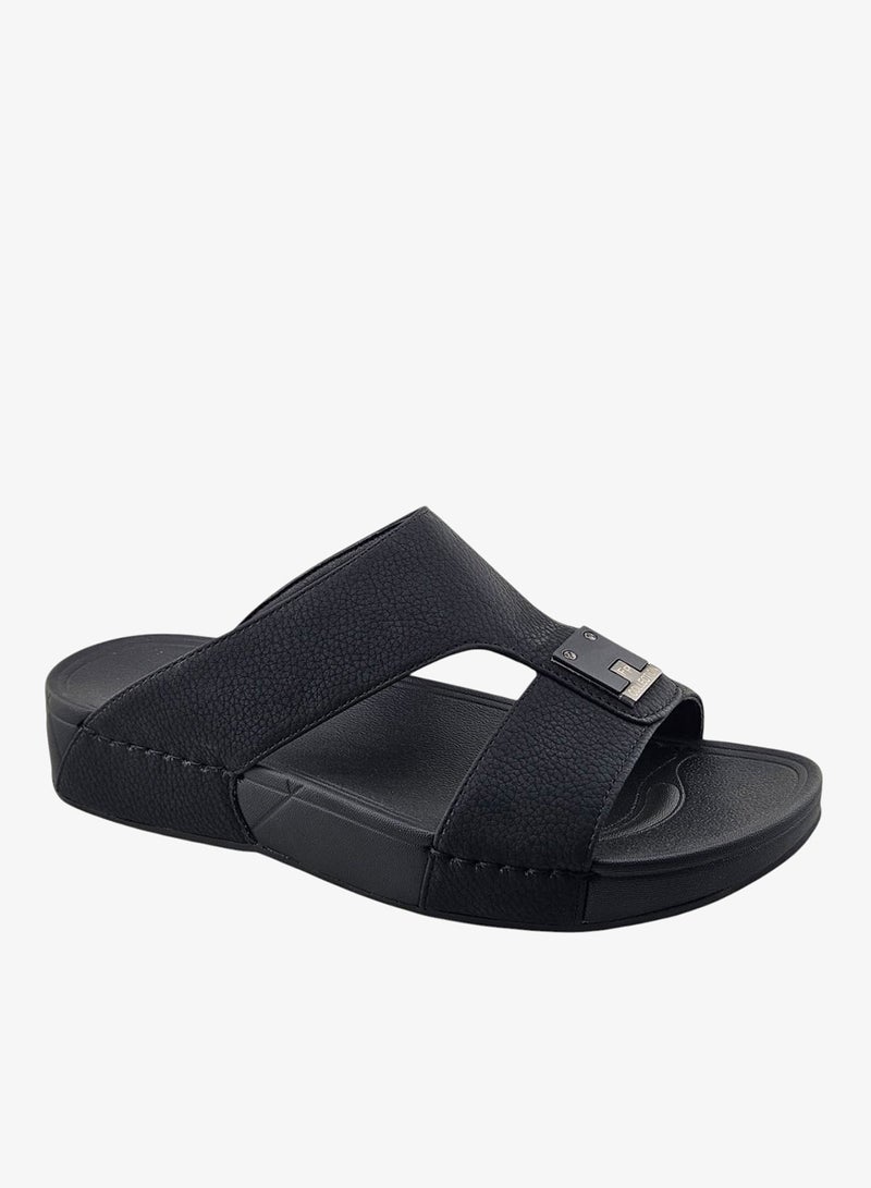 Footprint Cushion Ease Arabic Sandals for Men – Comfortable Cushioned Slip-On Slippers for Daily Wear - Image 1