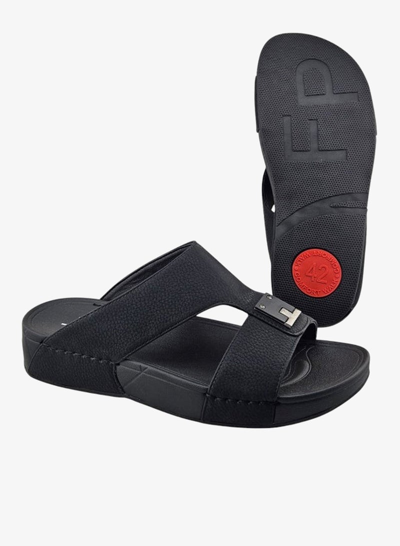 Footprint Cushion Ease Arabic Sandals for Men – Comfortable Cushioned Slip-On Slippers for Daily Wear - Image 4