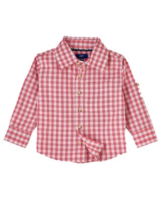 Boys' Pink and White Gingham Checkered Shirt - pzsku/Z7C8F420649E1501A5507Z/45/_/1729083556/790183a9-b3c8-4c76-bfc5-2fe0912aa2f5
