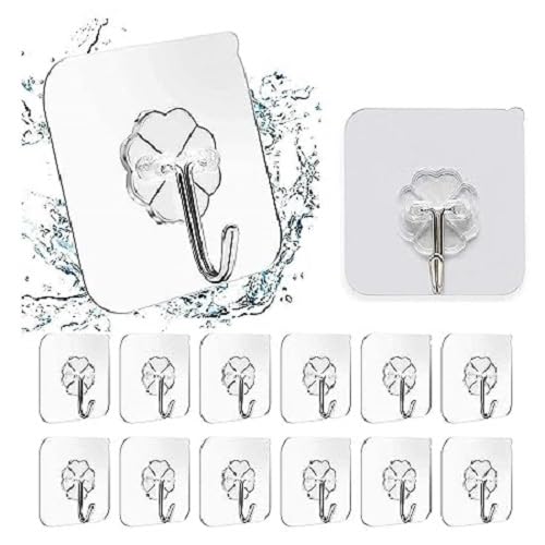 VONITY self Adhesive Hooks Heavy DutyRoom Accessories for BedroomPhoto Frame Hanging Hooks for WallKitchen AccessoriesHooks for Wall Without DrillingHome Sweet Home Wall Hanging 7896523 - Image 1