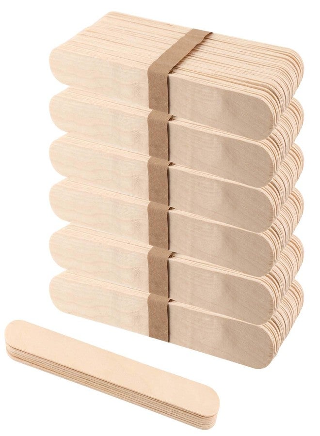 PINGEUI 200 Pcs 8 × 1 Inch Jumbo Craft Sticks, Wooden Large Tongue Depressors, Craft Sticks Ice Cream Sticks Jumbo for Plant Labels, DIY Crafts, Crafting - Image 1