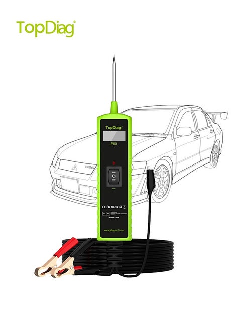 Automotive Circuit Tester Probe Kit, Car Voltage & Resistance Diagnostic Tool, Power Circuit Detector