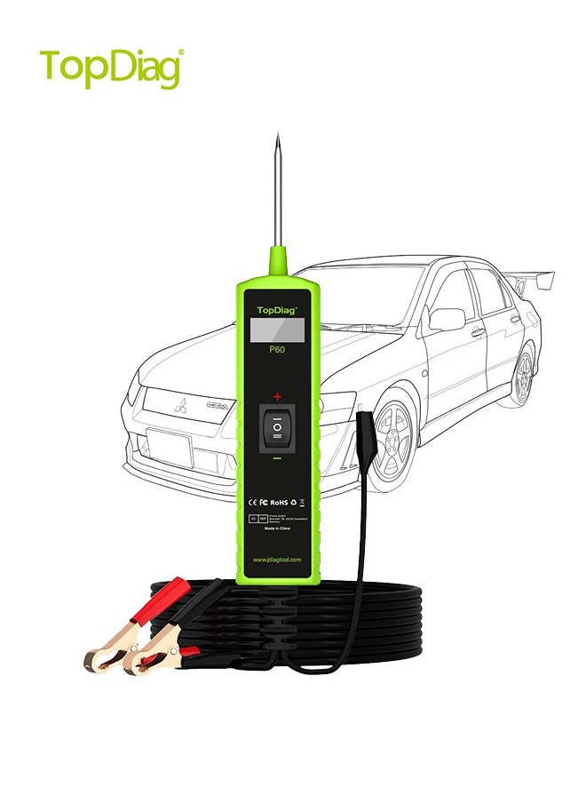 Automotive Circuit Tester Probe Kit, Car Voltage & Resistance Diagnostic Tool, Power Circuit Detector