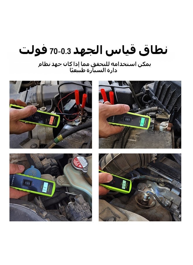 Automotive Circuit Tester Probe Kit, Car Voltage & Resistance Diagnostic Tool, Power Circuit Detector