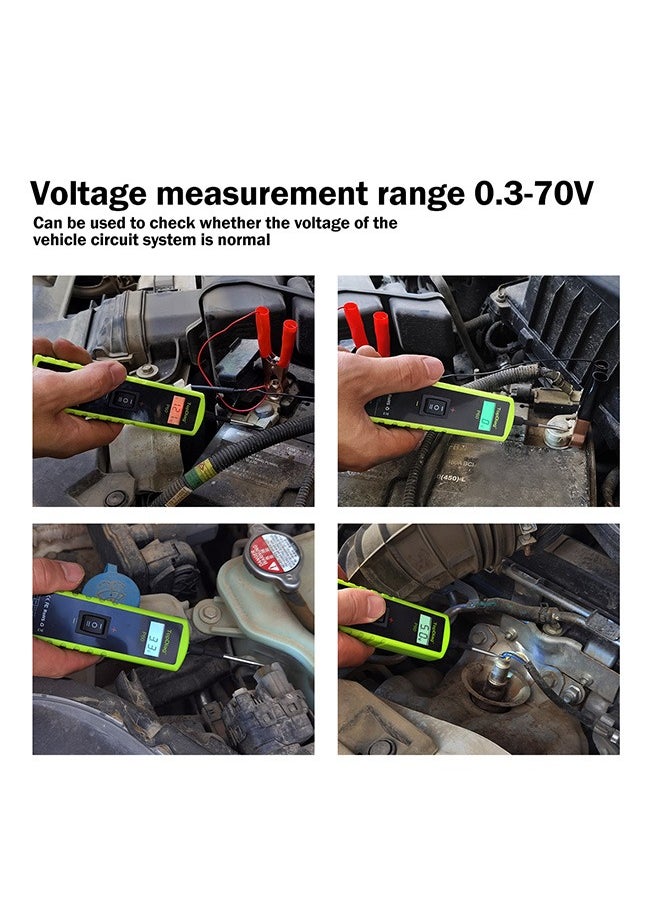 TopDiag - Automotive Circuit Tester Power Circuit Probe Kit Car Voltage/Resistant Tester Diagnostic Tool Component Activation 6/12/24V with Over-Load/Short Circuit Protecting for Car Maintain & Repairing - Image 1