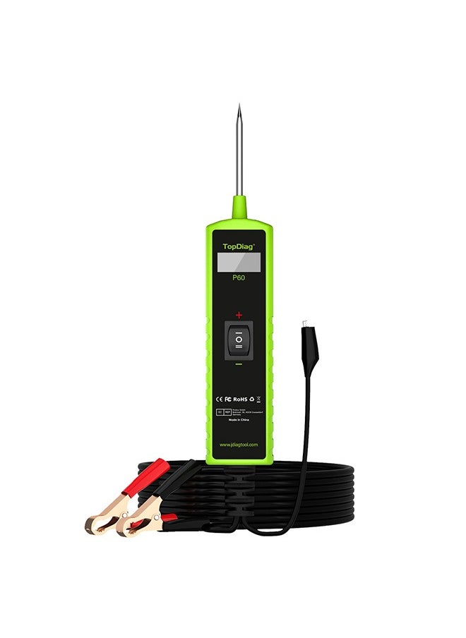 TopDiag - Automotive Circuit Tester Power Circuit Probe Kit Car Voltage/Resistant Tester Diagnostic Tool Component Activation 6/12/24V with Over-Load/Short Circuit Protecting for Car Maintain & Repairing - Image 1