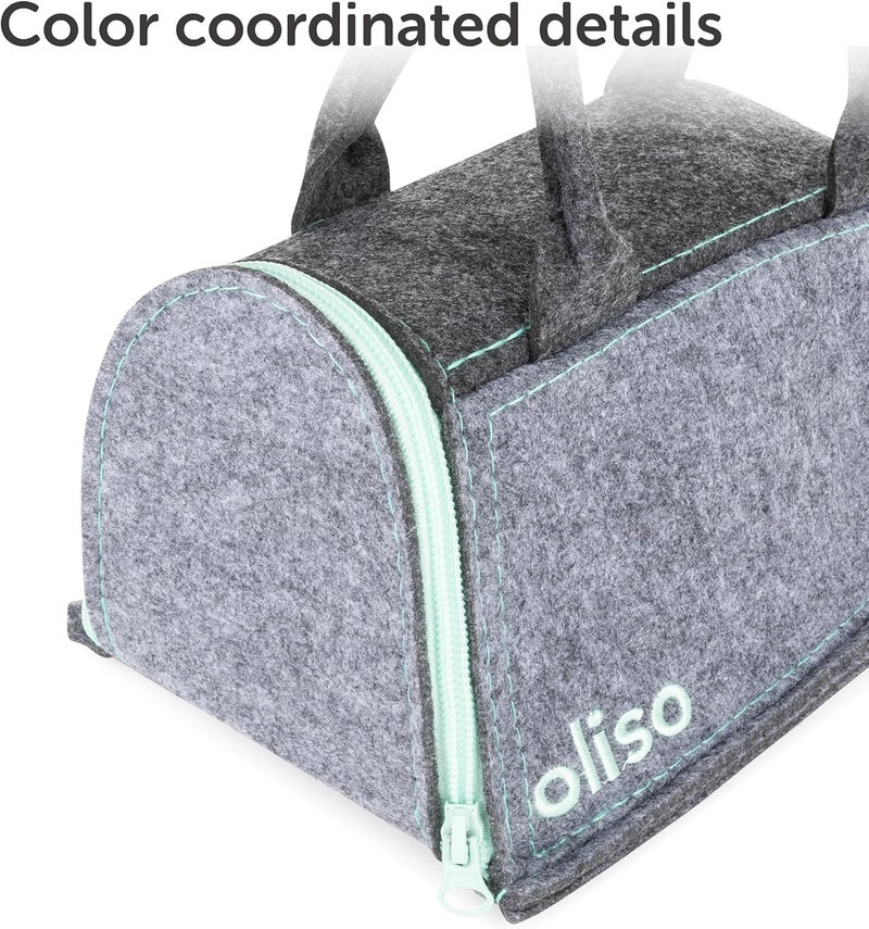 Oliso Carry Bag M3Pro and M2Pro mini irons - Fits most mini travel size irons, ideal for travel or storage - Aqua - Image 5