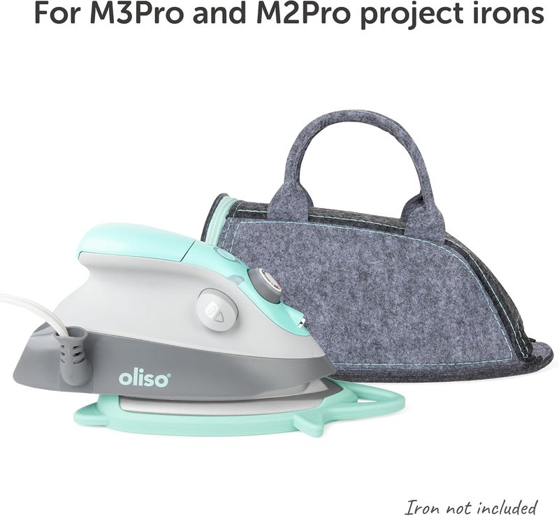 Oliso Carry Bag M3Pro and M2Pro mini irons - Fits most mini travel size irons, ideal for travel or storage - Aqua - Image 2