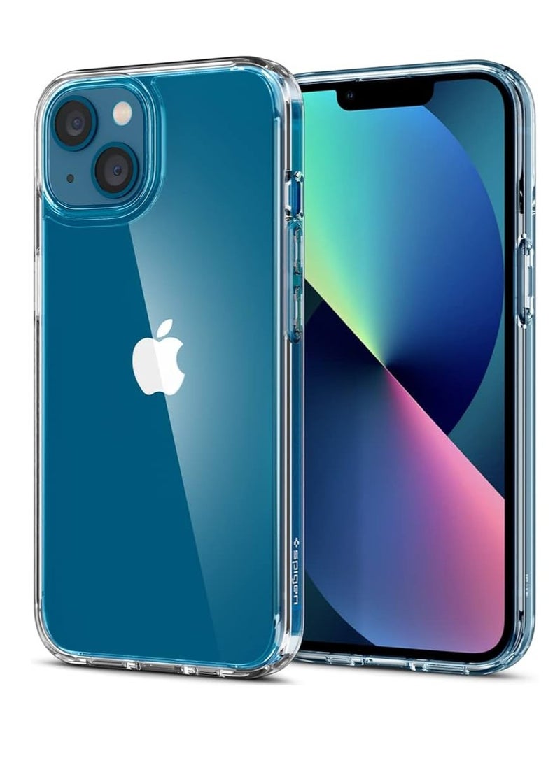 سبايجن غطاء Spigen Crystal Hybrid الشفاف لهاتف iPhone 13 – تصميم أنيق مع حماية مزدوجة - Image 1