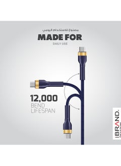 IBRAND Fast Charging USB Type-C Cable 100cm (Black)  - Image 3