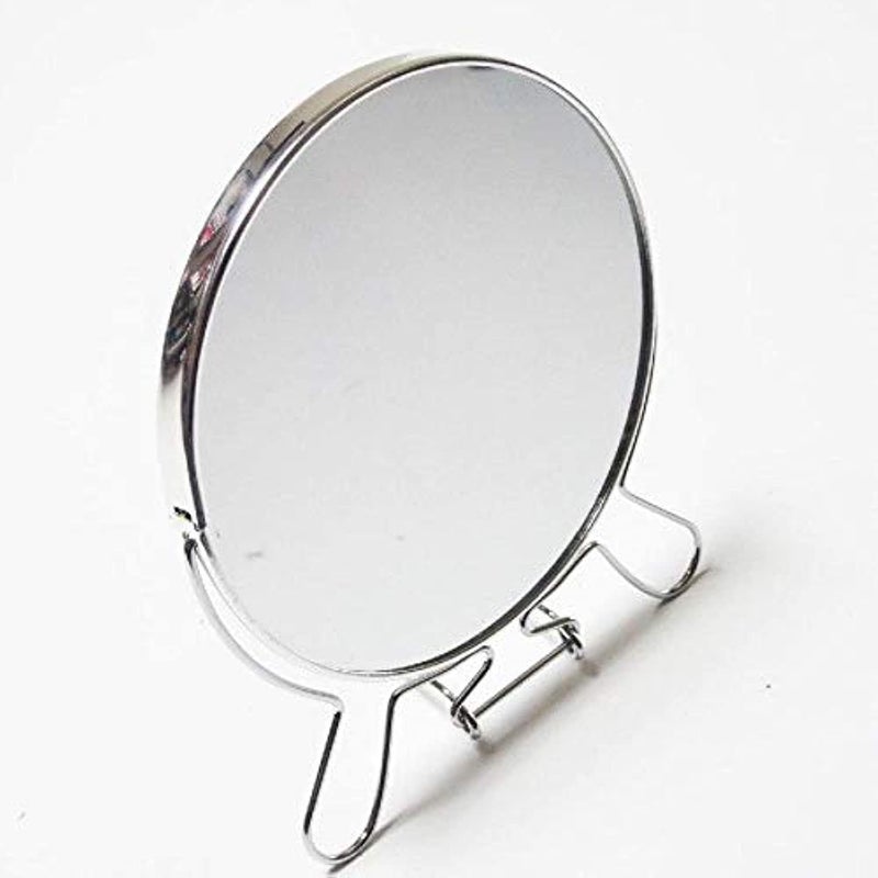(Bathroom Accessory Set SUS304 Stainless Steel Rustproof (Double Sided Mirror on 19cm Holder))